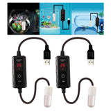 Maxbell USB Small Fish Tank Heater Heating Tool External Temperature Controller 10W