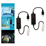 Maxbell USB Small Fish Tank Heater Heating Tool External Temperature Controller 10W