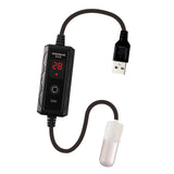 Maxbell USB Small Fish Tank Heater Heating Tool External Temperature Controller 10W