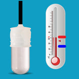 Maxbell USB Small Fish Tank Heater Heating Tool External Temperature Controller 15W