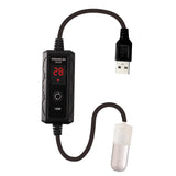 Maxbell USB Small Fish Tank Heater Heating Tool External Temperature Controller 15W