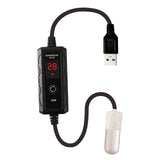 Maxbell USB Small Fish Tank Heater Heating Tool External Temperature Controller 15W