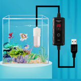 Maxbell USB Small Fish Tank Heater Heating Tool External Temperature Controller 15W