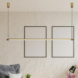 Maxbell LED Pendant Light Chandelier Farmhouse Shop Bedroom Hanging Ceiling Fixture 100cm Aureate horizontal