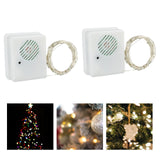 Maxbell String Light Christmas Light Battery Operated for Party Patio Halloween warm white