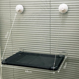 Maxbell Cat Window Perch Playing Space Saving Window Seat Basking Cat Hammock 48cmx38cm