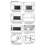 Maxbell Cat Window Perch Playing Space Saving Window Seat Basking Cat Hammock 48cmx38cm