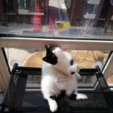 Maxbell Cat Window Perch Playing Space Saving Window Seat Basking Cat Hammock 48cmx38cm