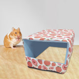 Maxbell Bottomless Nest Sleeping Winter Warm Hamster House for Small Animal Squirrel Pink