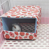 Maxbell Bottomless Nest Sleeping Winter Warm Hamster House for Small Animal Squirrel Pink