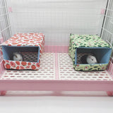 Maxbell Bottomless Nest Sleeping Winter Warm Hamster House for Small Animal Squirrel Green