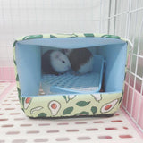 Maxbell Bottomless Nest Sleeping Winter Warm Hamster House for Small Animal Squirrel Green