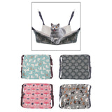 Maxbell Cat Hanging Hammock Bed with Adjustable Straps Soft Breathable Cute Patterns Alpaca