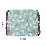 Maxbell Cat Hanging Hammock Bed with Adjustable Straps Soft Breathable Cute Patterns Alpaca
