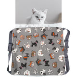 Maxbell Cat Hanging Hammock Bed with Adjustable Straps Soft Breathable Cute Patterns Multiple Patterns