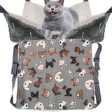 Maxbell Cat Hanging Hammock Bed with Adjustable Straps Soft Breathable Cute Patterns Multiple Patterns