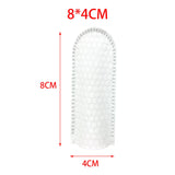 Maxbell 50Pcs Dog Teeth Finger Wipe Cat Wipe Pads Wet Wipe Grooming Clean