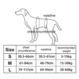 Maxbell Padded Dog Lift Harness Support Sling Lifter with Handle Walk Full Body M