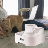 Maxbell Cat Water Fountain Water Dispenser Waterer Portable Silent for Kitten