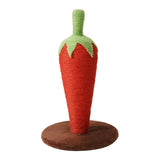 Maxbell Scratcher Pad Platform Carrot Decorative Cat Scratching Post for Playing