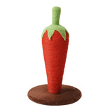 Maxbell Scratcher Pad Platform Carrot Decorative Cat Scratching Post for Playing