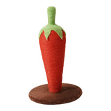 Maxbell Scratcher Pad Platform Carrot Decorative Cat Scratching Post for Playing