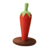 Maxbell Scratcher Pad Platform Carrot Decorative Cat Scratching Post for Playing