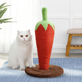 Maxbell Scratcher Pad Platform Carrot Decorative Cat Scratching Post for Playing