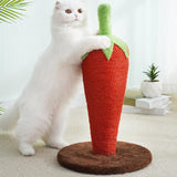 Maxbell Scratcher Pad Platform Carrot Decorative Cat Scratching Post for Playing