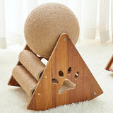 Maxbell Cat Scratching Ball Stable Durable Multifunctional for Indoor Cats 29cmx23cmx38cm