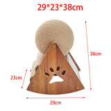 Maxbell Cat Scratching Ball Stable Durable Multifunctional for Indoor Cats 29cmx23cmx38cm