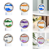 Maxbell Moving Sand Picture Night Light Flowing Sand Scene Quicksand Hourglass