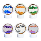 Maxbell Moving Sand Picture Night Light Flowing Sand Scene Quicksand Hourglass