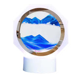 Maxbell Moving Sand Picture Night Light Flowing Sand Scene Quicksand Hourglass