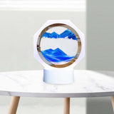 Maxbell Moving Sand Picture Night Light Flowing Sand Scene Quicksand Hourglass