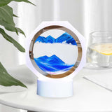 Maxbell Moving Sand Picture Night Light Flowing Sand Scene Quicksand Hourglass