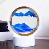 Maxbell Moving Sand Picture Night Light Flowing Sand Scene Quicksand Hourglass