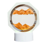 Maxbell Moving Sand Picture Night Light Flowing Sand Scene Quicksand Hourglass