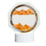 Maxbell Moving Sand Picture Night Light Flowing Sand Scene Quicksand Hourglass