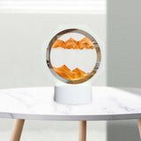 Maxbell Moving Sand Picture Night Light Flowing Sand Scene Quicksand Hourglass