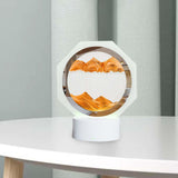 Maxbell Moving Sand Picture Night Light Flowing Sand Scene Quicksand Hourglass