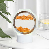 Maxbell Moving Sand Picture Night Light Flowing Sand Scene Quicksand Hourglass