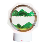 Maxbell Moving Sand Picture Night Light Flowing Sand Scene Quicksand Hourglass