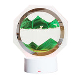 Maxbell Moving Sand Picture Night Light Flowing Sand Scene Quicksand Hourglass