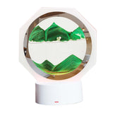 Maxbell Moving Sand Picture Night Light Flowing Sand Scene Quicksand Hourglass