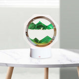 Maxbell Moving Sand Picture Night Light Flowing Sand Scene Quicksand Hourglass