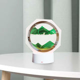 Maxbell Moving Sand Picture Night Light Flowing Sand Scene Quicksand Hourglass