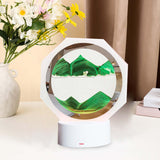 Maxbell Moving Sand Picture Night Light Flowing Sand Scene Quicksand Hourglass