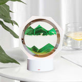 Maxbell Moving Sand Picture Night Light Flowing Sand Scene Quicksand Hourglass
