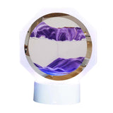 Maxbell Moving Sand Picture Night Light Flowing Sand Scene Quicksand Hourglass